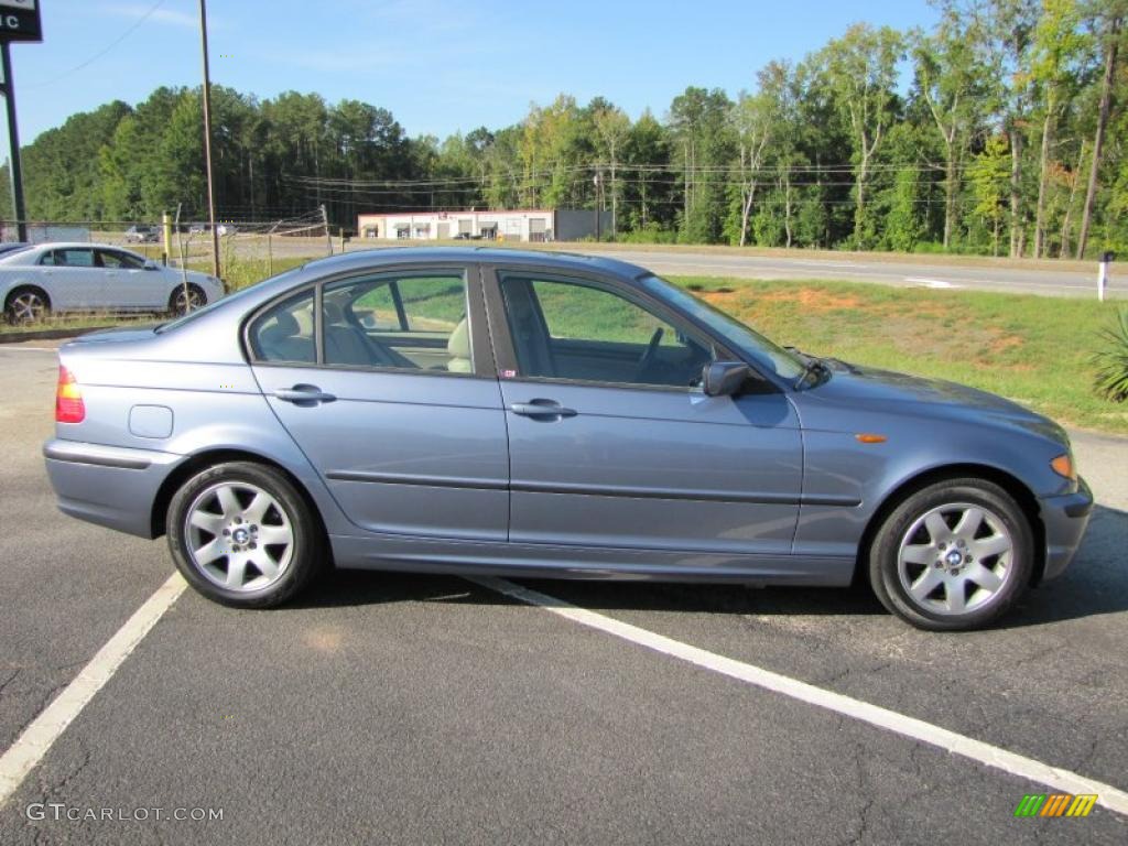 2003 3 Series 325i Sedan - Steel Blue Metallic / Sand photo #8