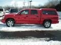 2007 Flame Red Dodge Dakota SLT Quad Cab 4x4  photo #10