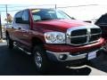 2007 Inferno Red Crystal Pearl Dodge Ram 1500 SLT Mega Cab 4x4  photo #12