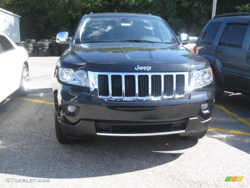 2011 Grand Cherokee Limited 4x4 - Brilliant Black Crystal Pearl / Black photo #2