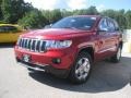 2011 Inferno Red Crystal Pearl Jeep Grand Cherokee Limited 4x4  photo #1
