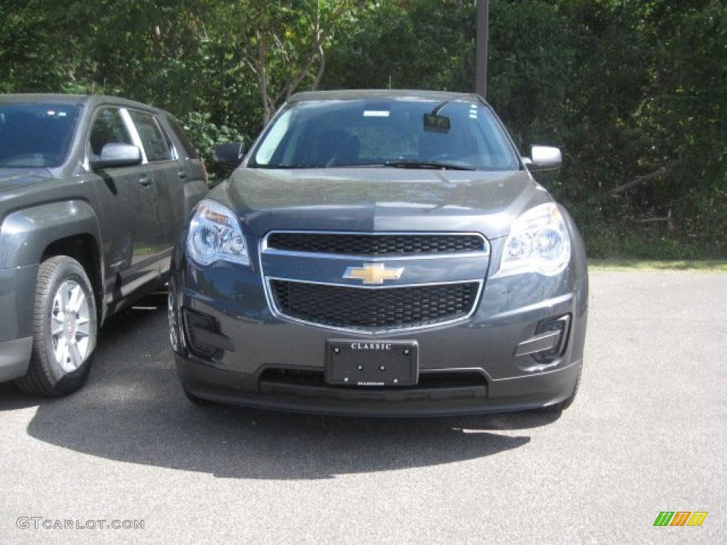 2011 Equinox LS AWD - Cyber Gray Metallic / Light Titanium/Jet Black photo #1