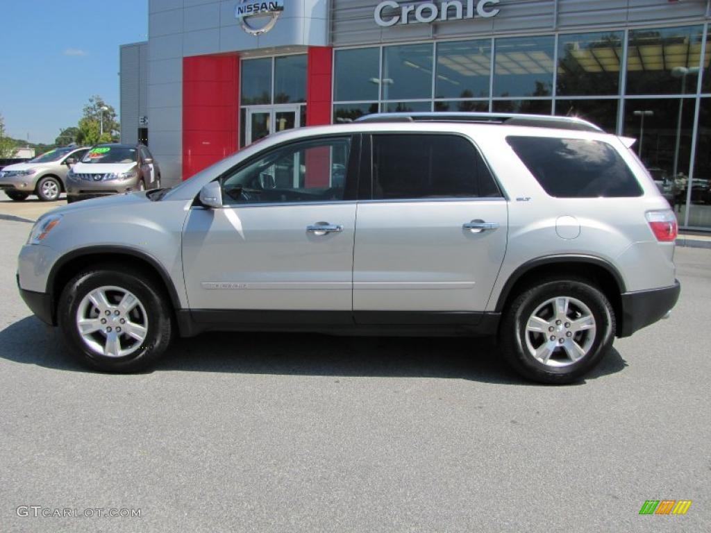 2007 Acadia SLT - Liquid Silver Metallic / Titanium photo #2