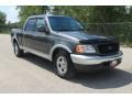 2003 Dark Shadow Grey Metallic Ford F150 Lariat SuperCrew  photo #1