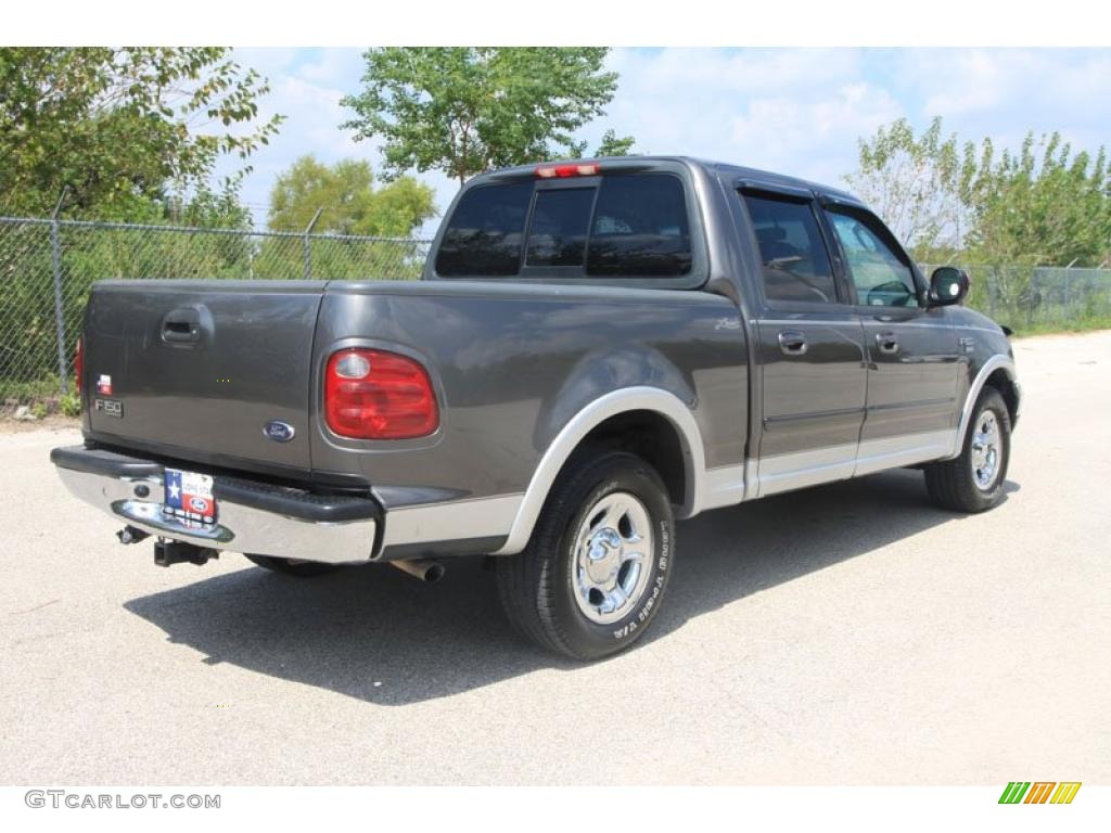 2003 F150 Lariat SuperCrew - Dark Shadow Grey Metallic / Medium Graphite Grey photo #3