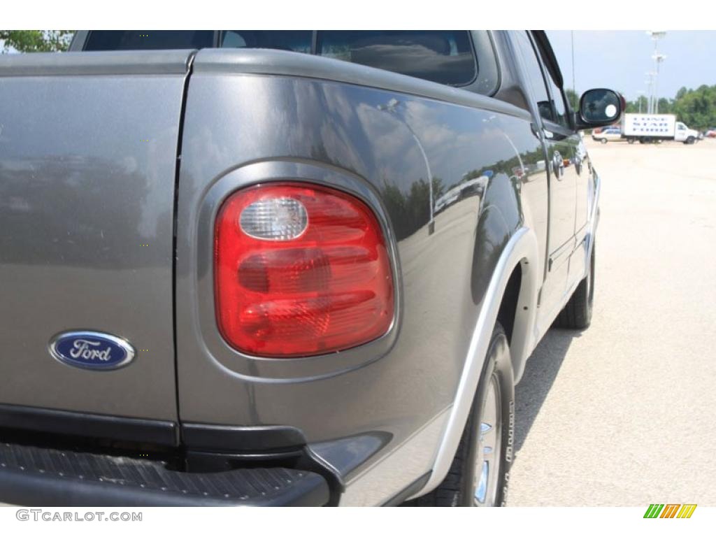2003 F150 Lariat SuperCrew - Dark Shadow Grey Metallic / Medium Graphite Grey photo #13