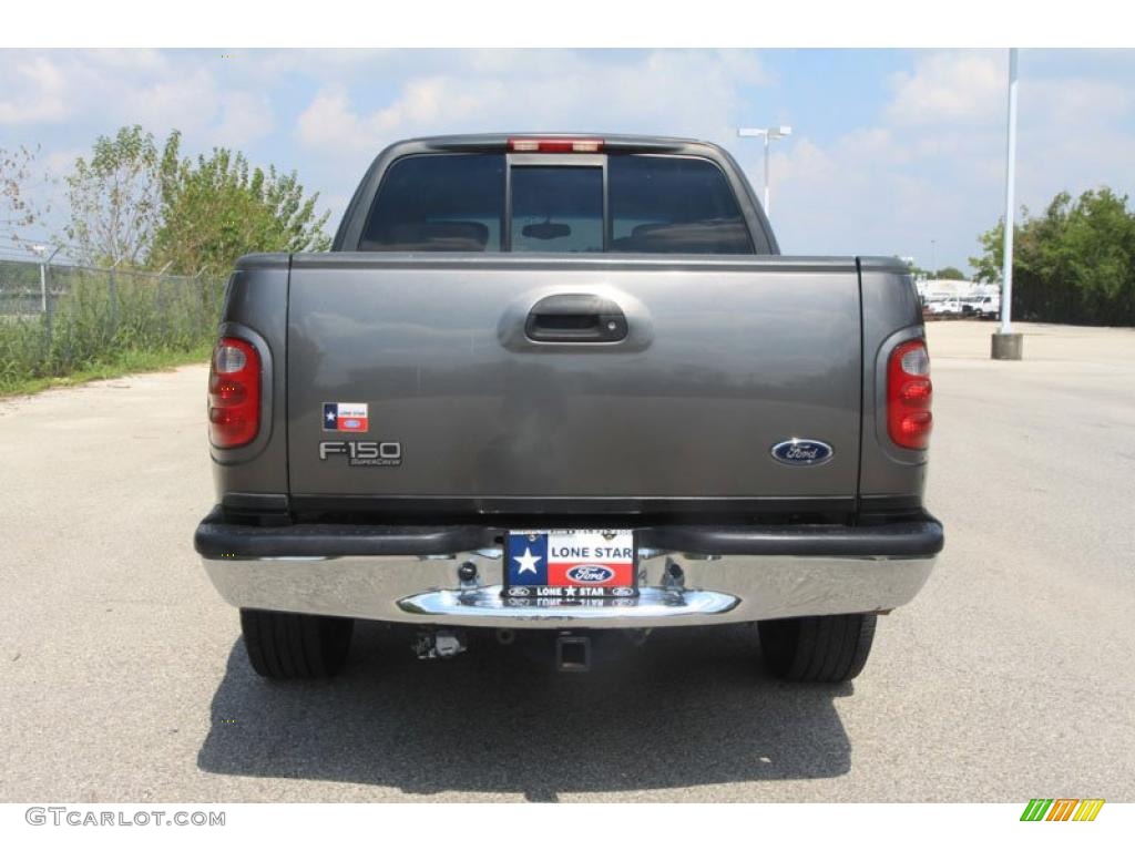 2003 F150 Lariat SuperCrew - Dark Shadow Grey Metallic / Medium Graphite Grey photo #14