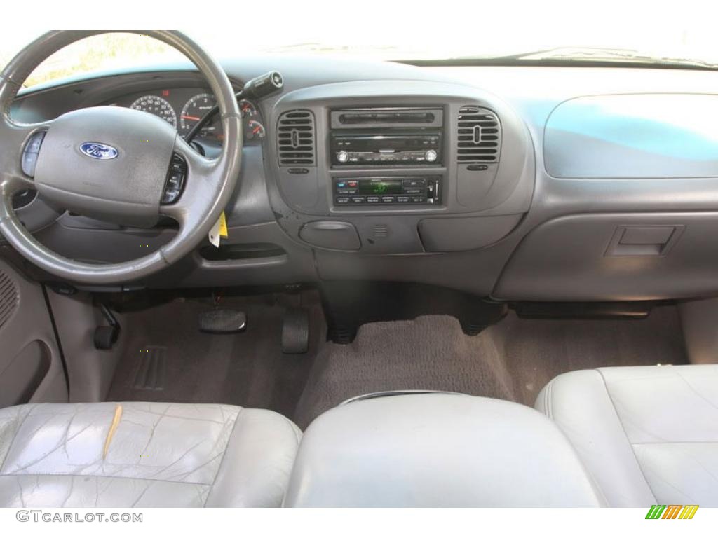 2003 F150 Lariat SuperCrew - Dark Shadow Grey Metallic / Medium Graphite Grey photo #23