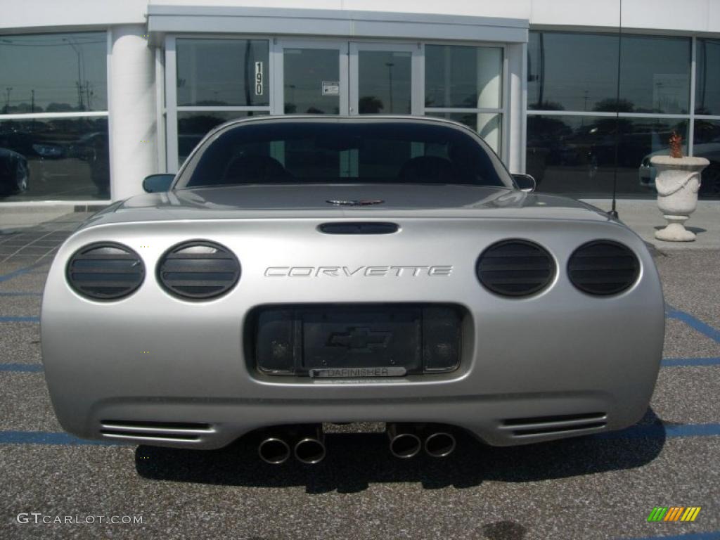 2004 Corvette Z06 - Machine Silver Metallic / Black photo #12