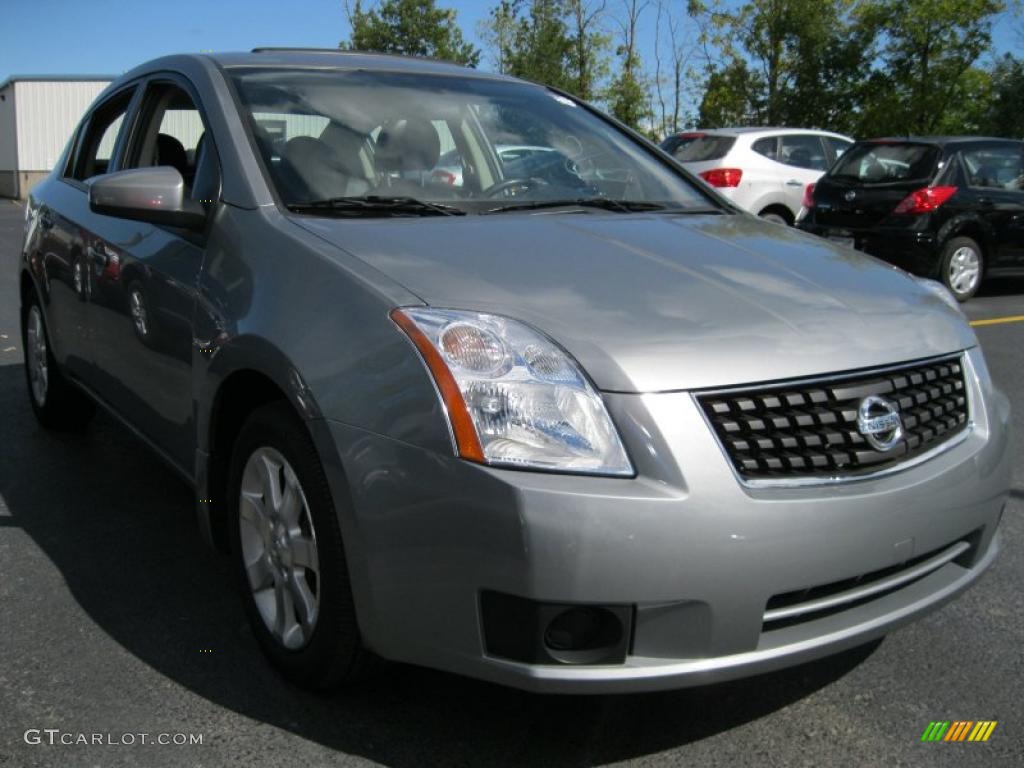 2007 Sentra 2.0 SL - Magnetic Gray / Charcoal/Steel photo #14