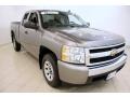 2008 Graystone Metallic Chevrolet Silverado 1500 LS Extended Cab  photo #1