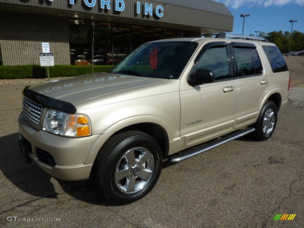 2005 Explorer Limited 4x4 - Pueblo Gold Metallic / Graphite photo #8