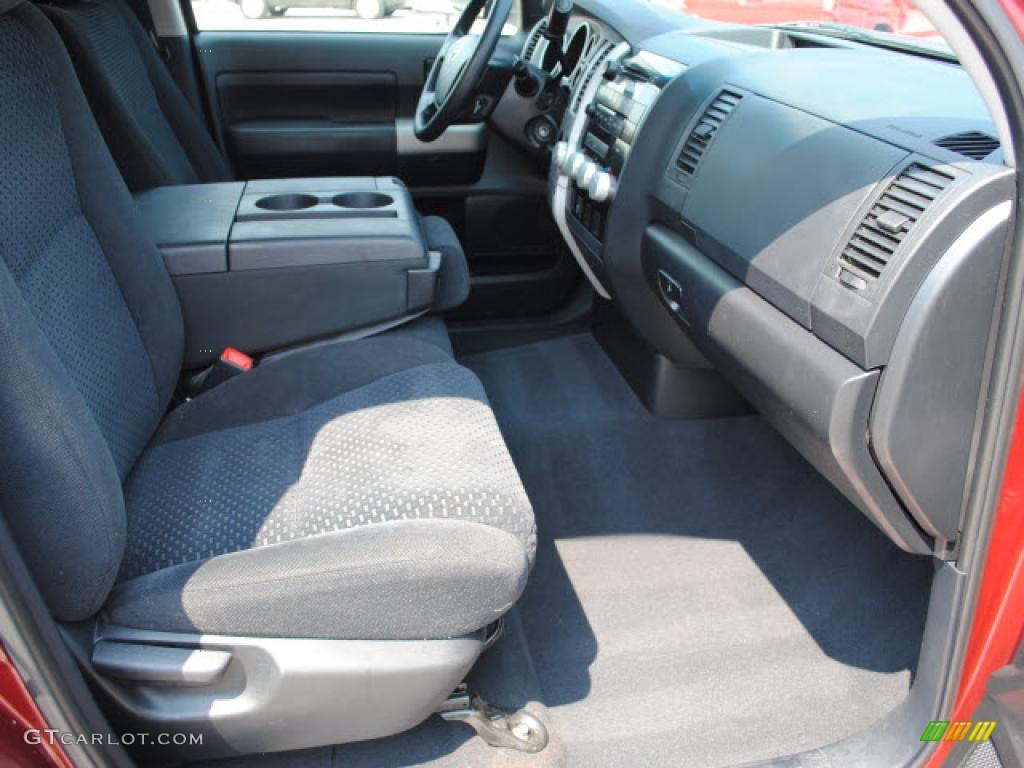 2008 Tundra Double Cab - Salsa Red Pearl / Black photo #10