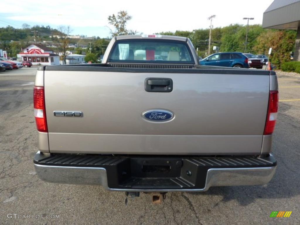 2005 F150 XL Regular Cab 4x4 - Arizona Beige Metallic / Tan photo #3
