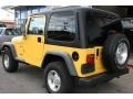 2001 Solar Yellow Jeep Wrangler Sport 4x4  photo #2