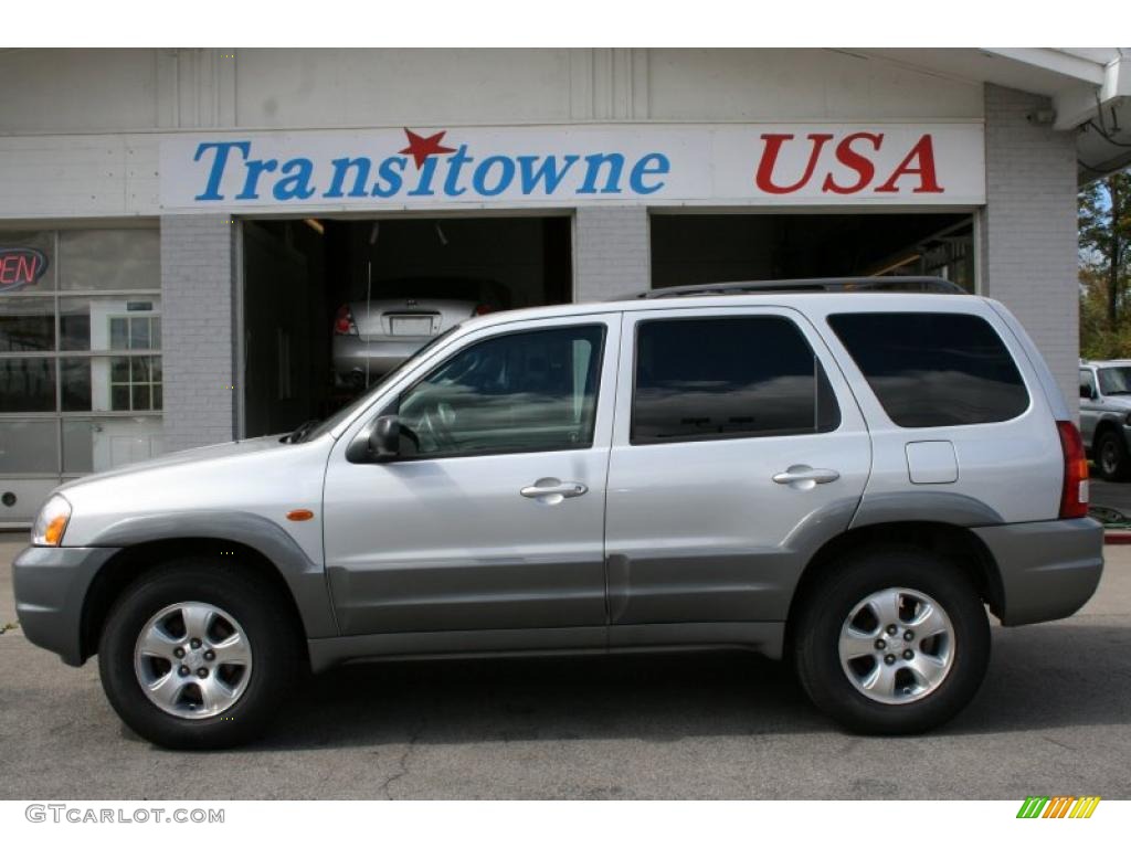 2001 Tribute LX V6 4WD - Platinum Metallic / Gray photo #7