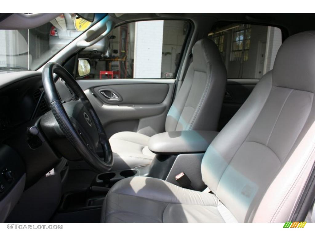 2001 Tribute LX V6 4WD - Platinum Metallic / Gray photo #12