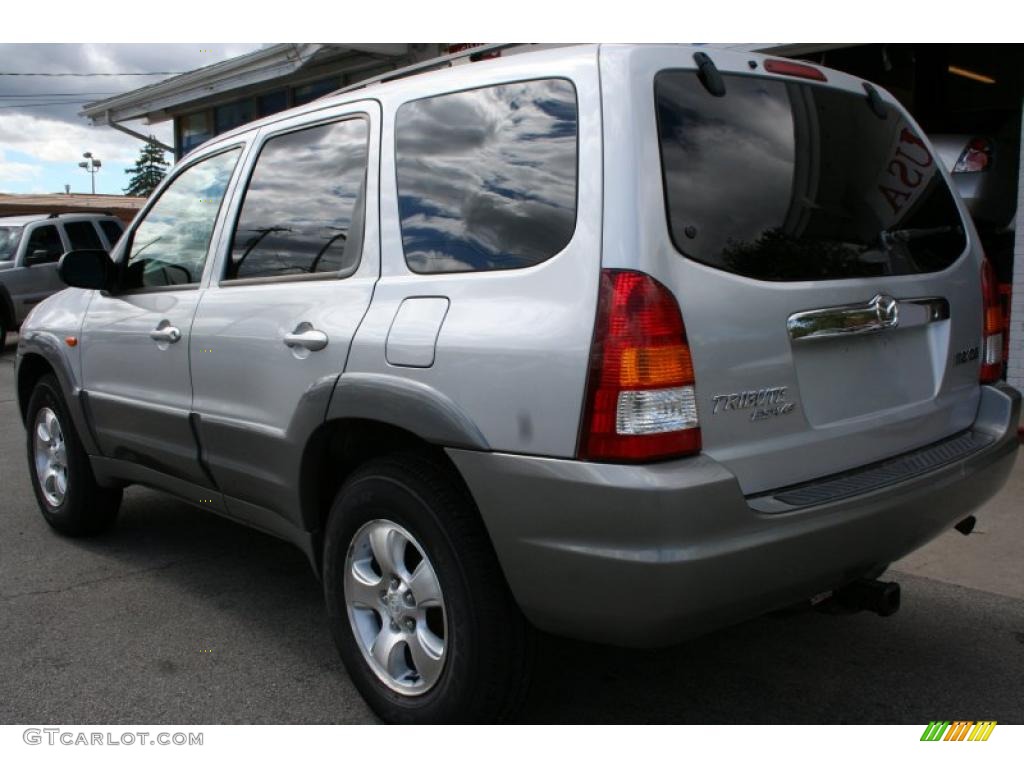 2001 Tribute LX V6 4WD - Platinum Metallic / Gray photo #18