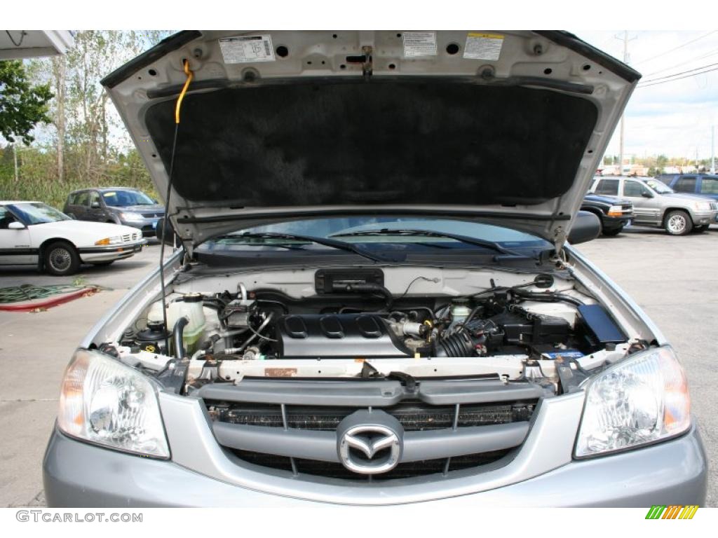 2001 Tribute LX V6 4WD - Platinum Metallic / Gray photo #28