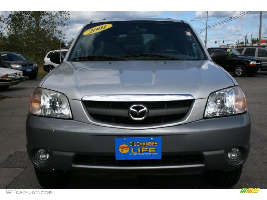 2001 Tribute LX V6 4WD - Platinum Metallic / Gray photo #29