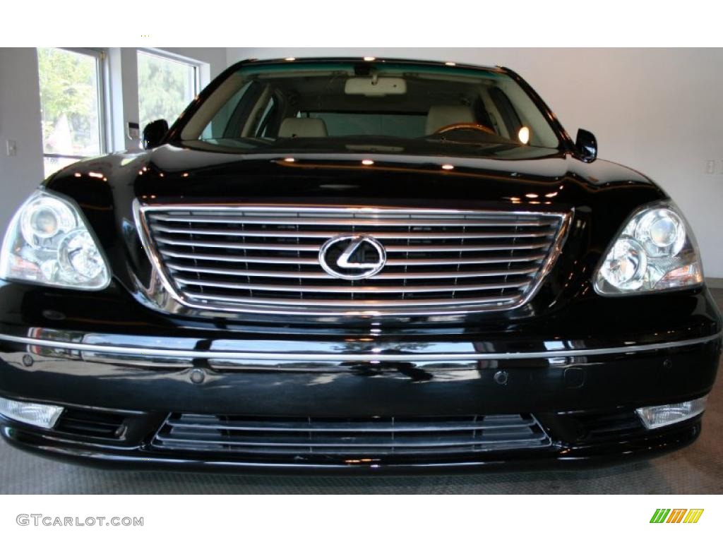 2005 LS 430 Sedan - Black Onyx / Saddle photo #11