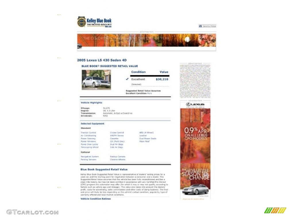 2005 LS 430 Sedan - Black Onyx / Saddle photo #55
