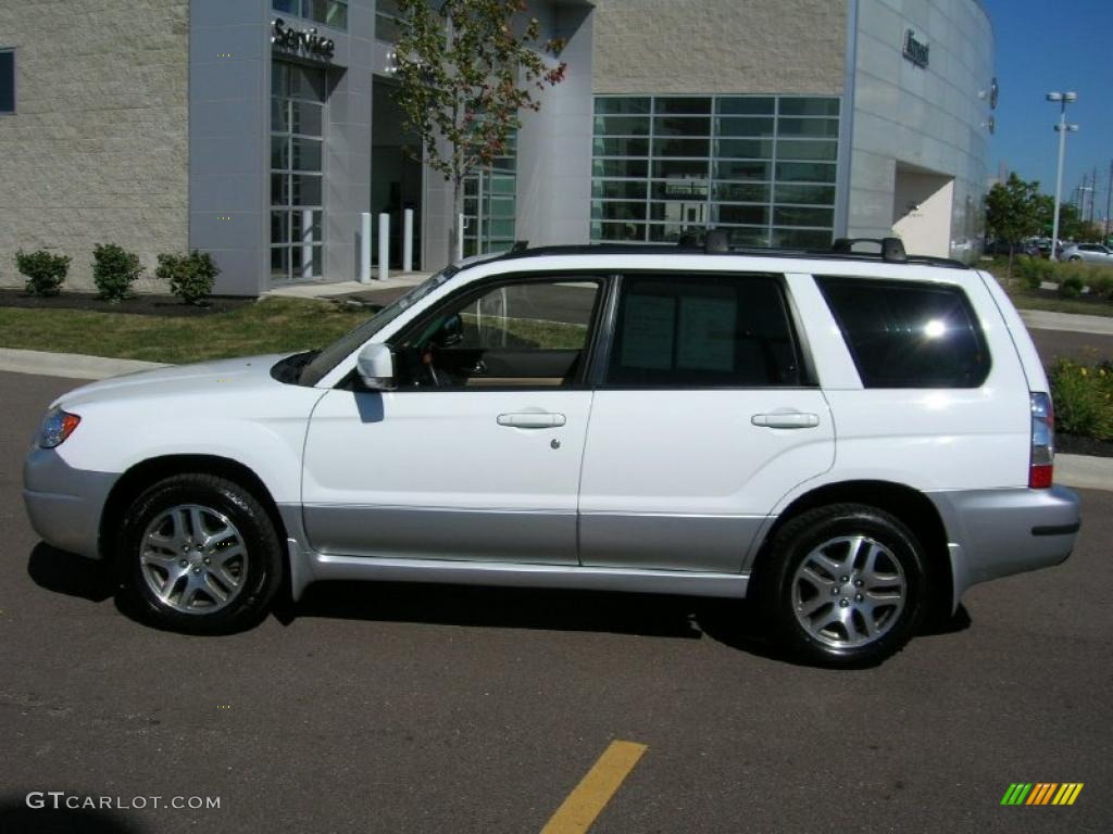 2006 Forester 2.5 X L.L.Bean Edition - Aspen White / Desert Beige photo #8