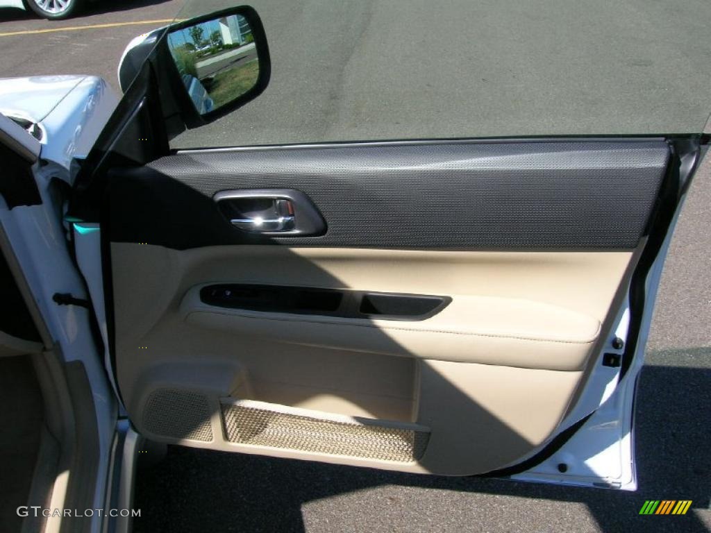2006 Forester 2.5 X L.L.Bean Edition - Aspen White / Desert Beige photo #13