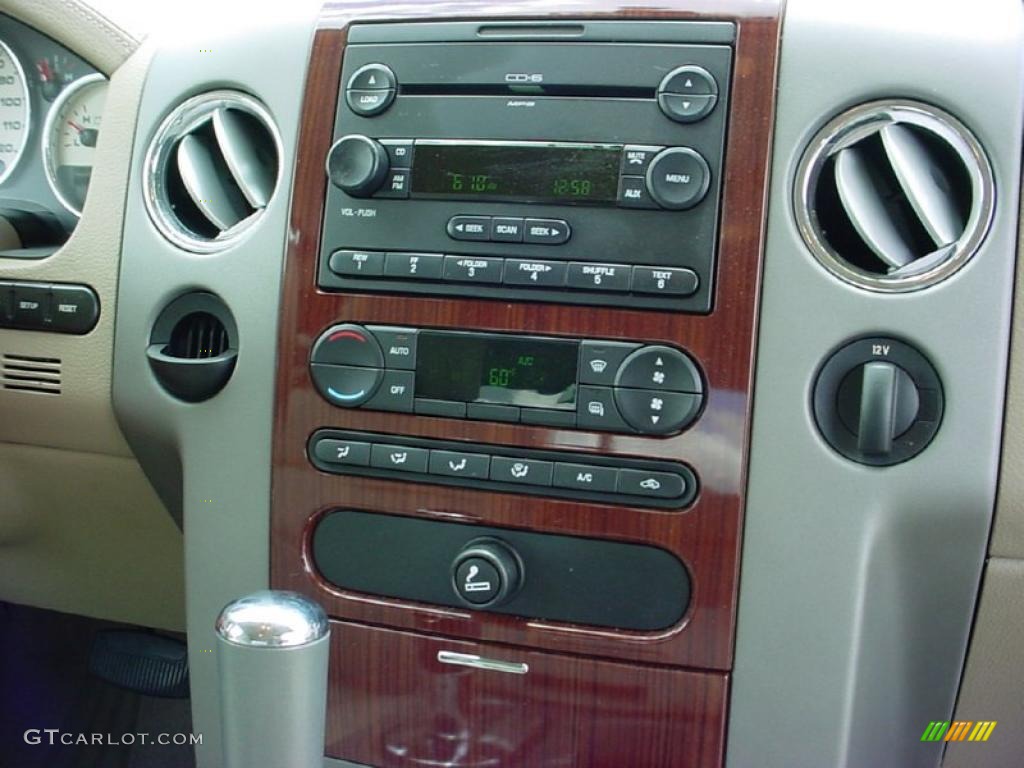 2006 F150 Lariat SuperCab - Oxford White / Tan photo #22