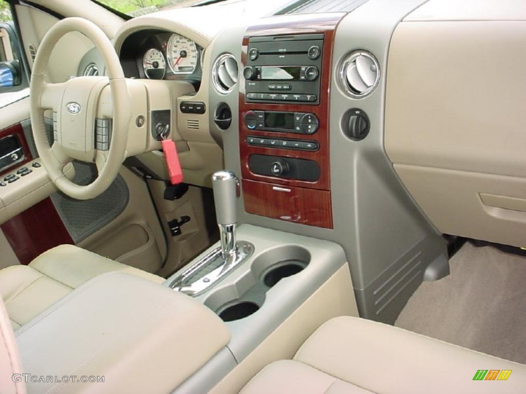 2006 F150 Lariat SuperCab - Oxford White / Tan photo #24