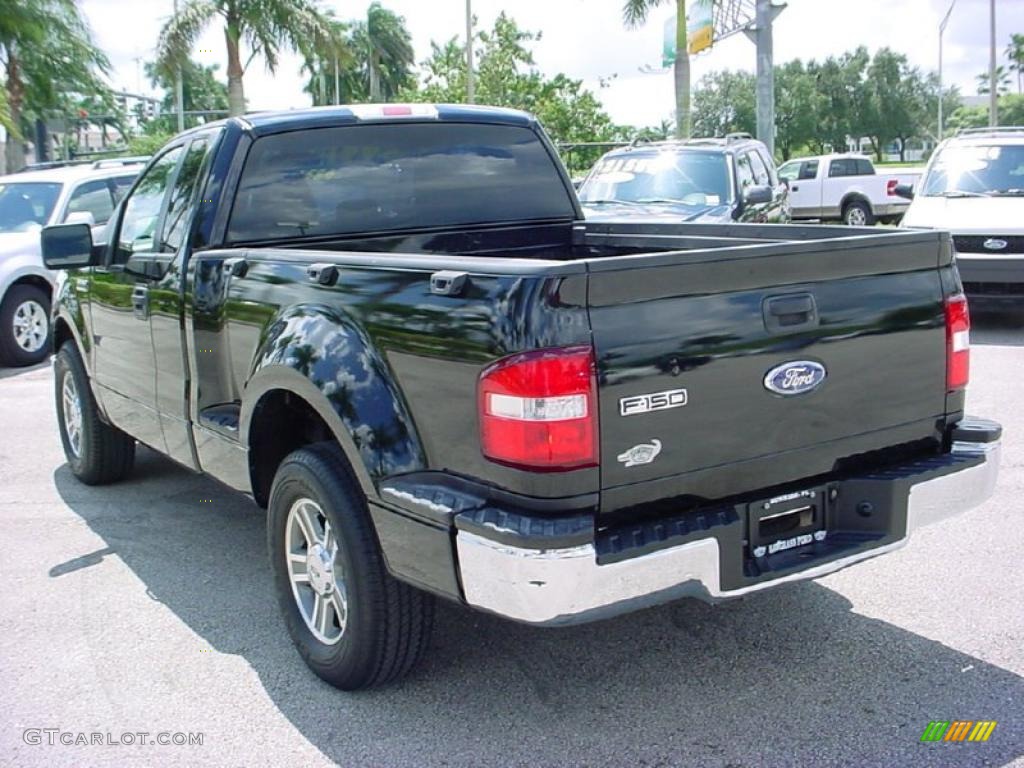 2006 F150 XLT Regular Cab - Black / Medium/Dark Flint photo #9