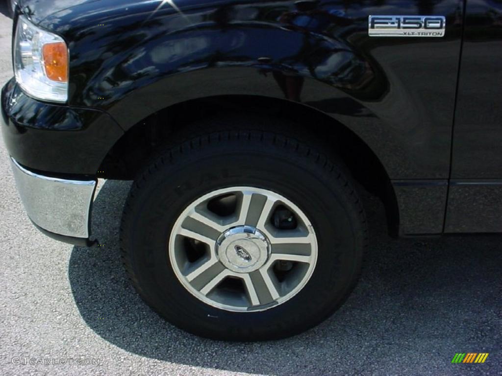 2006 F150 XLT Regular Cab - Black / Medium/Dark Flint photo #12