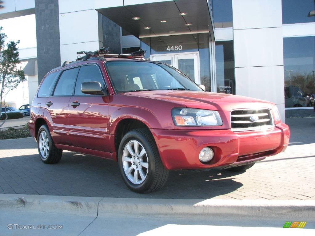 Cayenne Red Pearl Subaru Forester