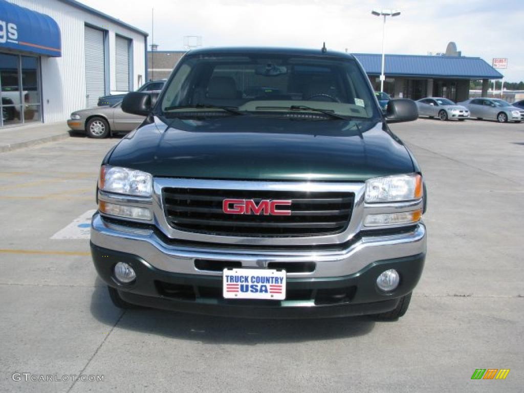 2006 Sierra 1500 SLT Crew Cab 4x4 - Polo Green Metallic / Neutral photo #14