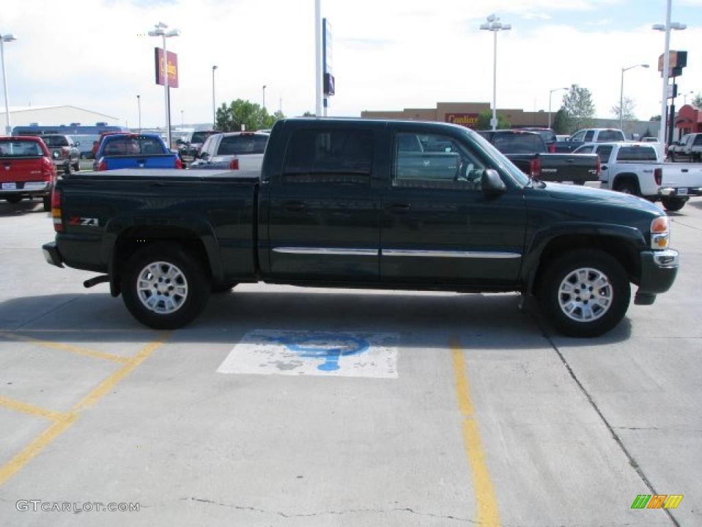 2006 Sierra 1500 SLT Crew Cab 4x4 - Polo Green Metallic / Neutral photo #16