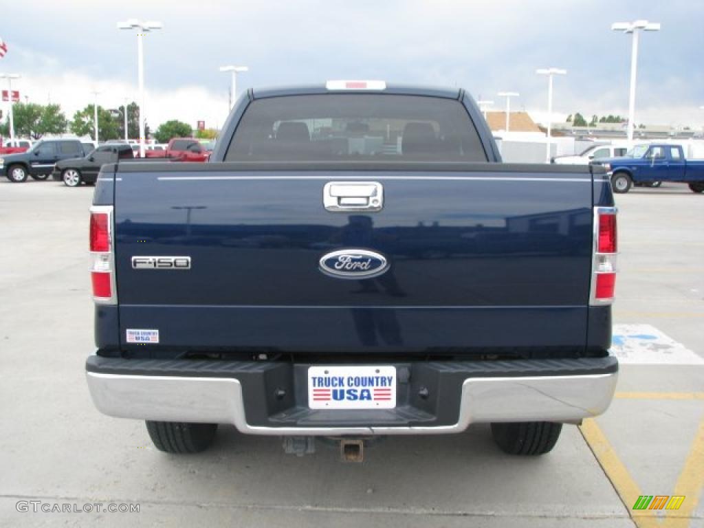 2005 F150 XLT SuperCab 4x4 - True Blue Metallic / Medium Flint Grey photo #13