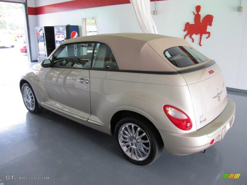 2006 PT Cruiser GT Convertible - Linen Gold Metallic Pearl / Pastel Pebble Beige photo #2