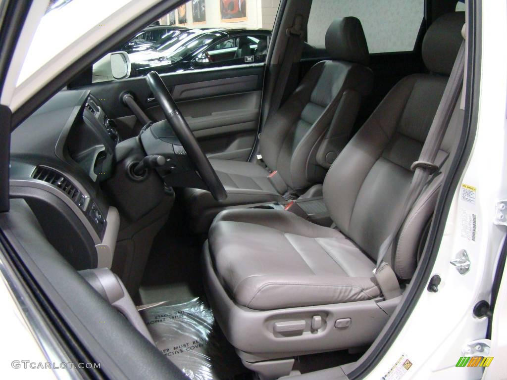 2008 CR-V EX-L 4WD - Taffeta White / Gray photo #7