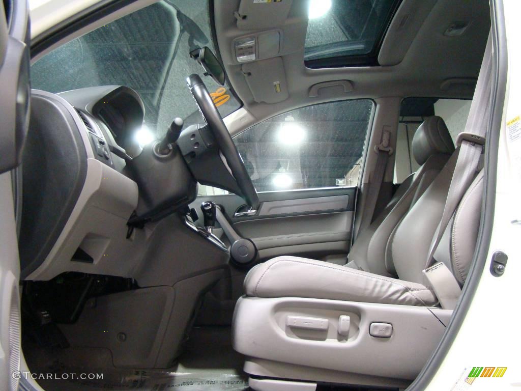 2008 CR-V EX-L 4WD - Taffeta White / Gray photo #8