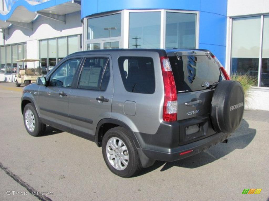 2005 CR-V EX 4WD - Pewter Pearl / Black photo #6