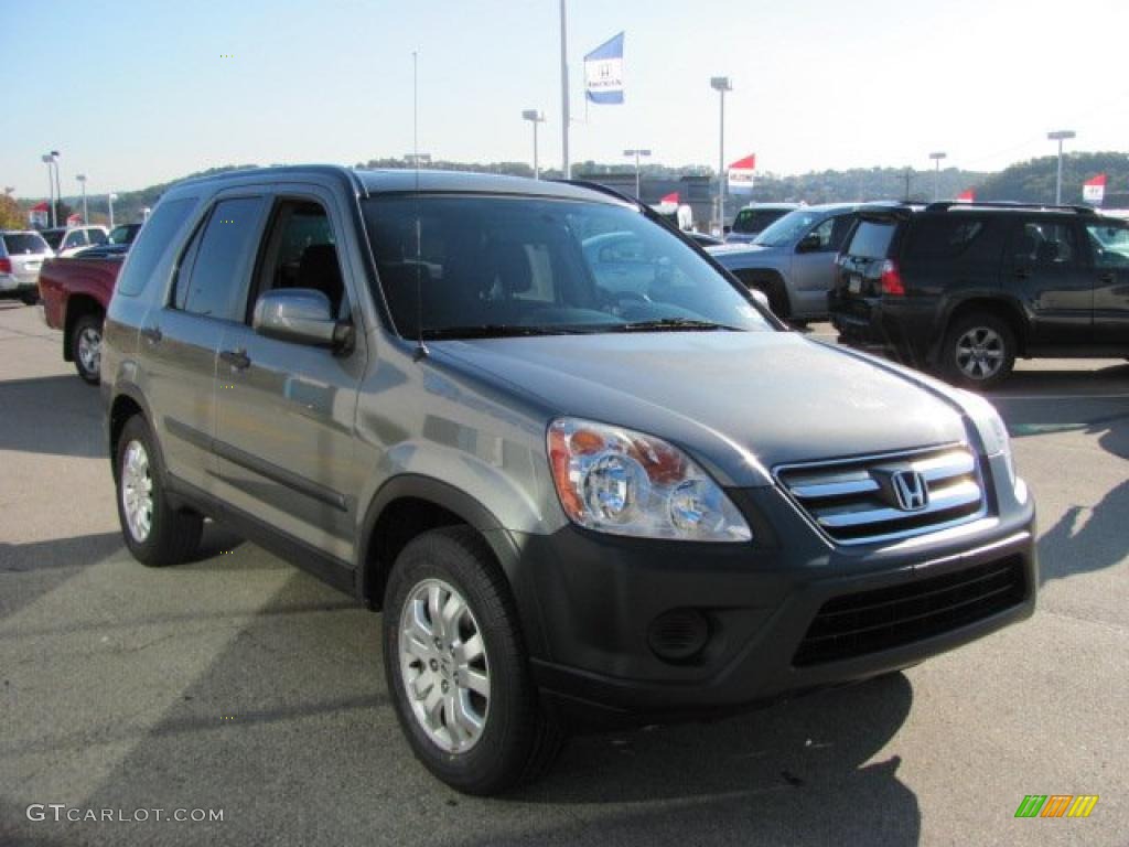 2005 CR-V EX 4WD - Pewter Pearl / Black photo #10
