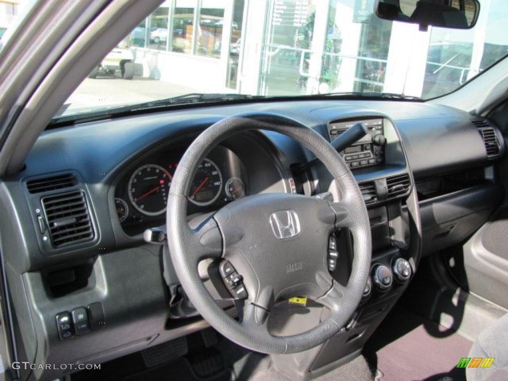 2005 CR-V EX 4WD - Pewter Pearl / Black photo #12