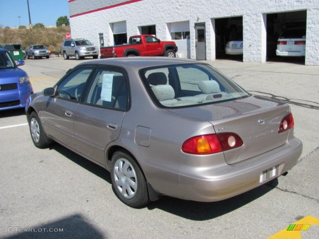 2001 Corolla LE - Sandrift Beige Metallic / Pebble Beige photo #3