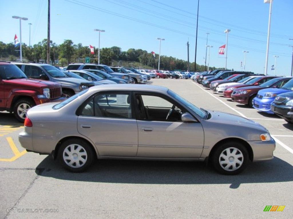 2001 Corolla LE - Sandrift Beige Metallic / Pebble Beige photo #7