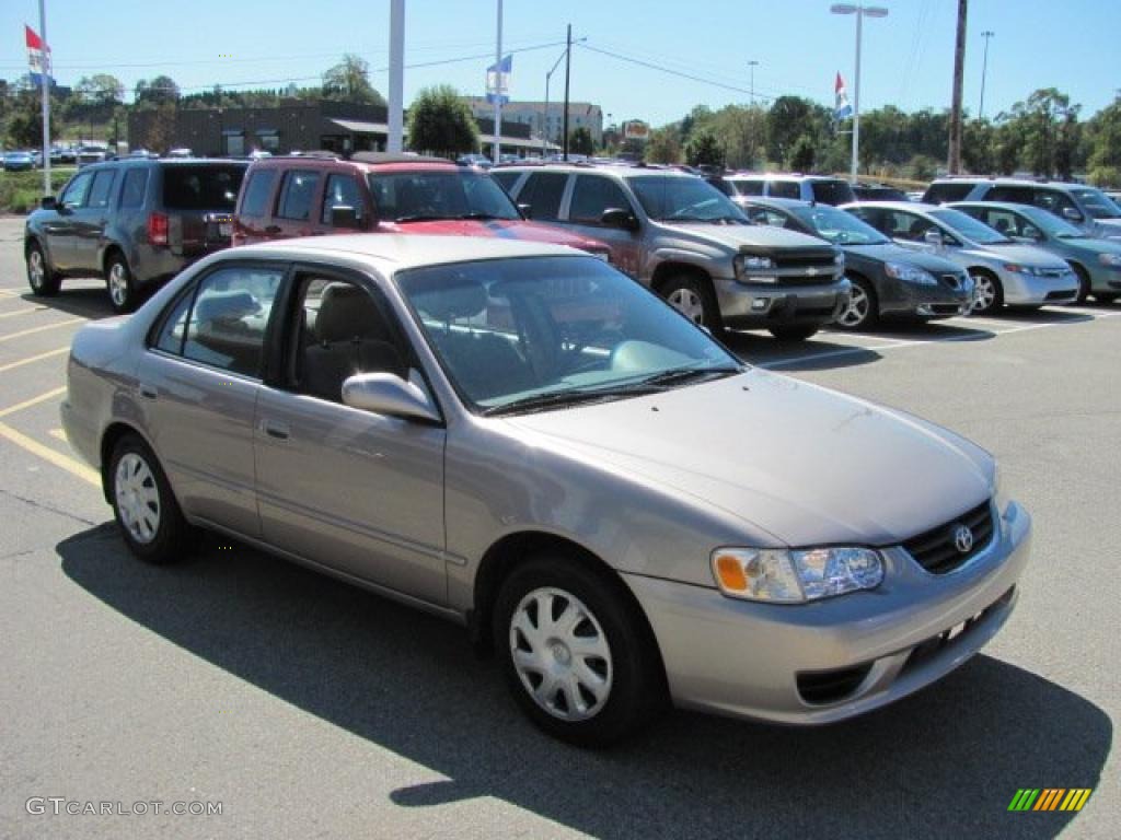 2001 Corolla LE - Sandrift Beige Metallic / Pebble Beige photo #8