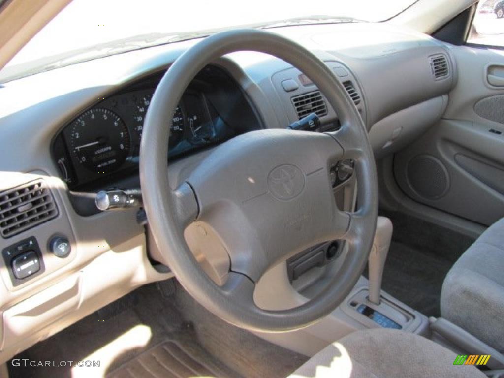 2001 Corolla LE - Sandrift Beige Metallic / Pebble Beige photo #14