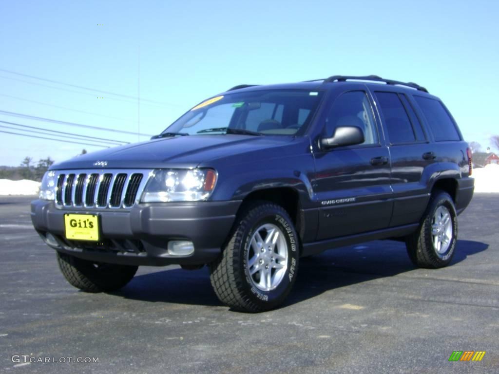 2003 Grand Cherokee Laredo 4x4 - Steel Blue Pearlcoat / Dark Slate Gray photo #3