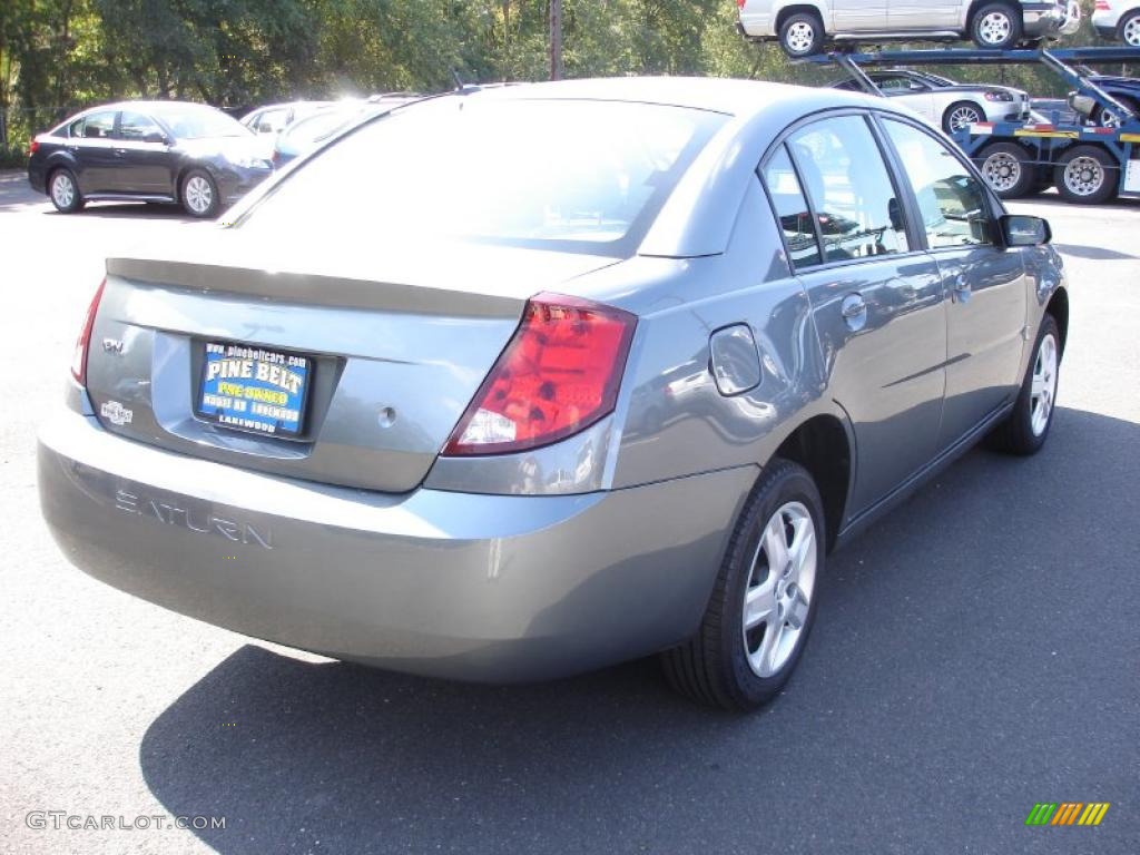 2007 ION 2 Sedan - Storm Gray / Gray photo #4