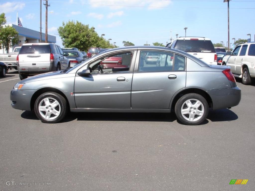 2007 ION 2 Sedan - Storm Gray / Gray photo #9