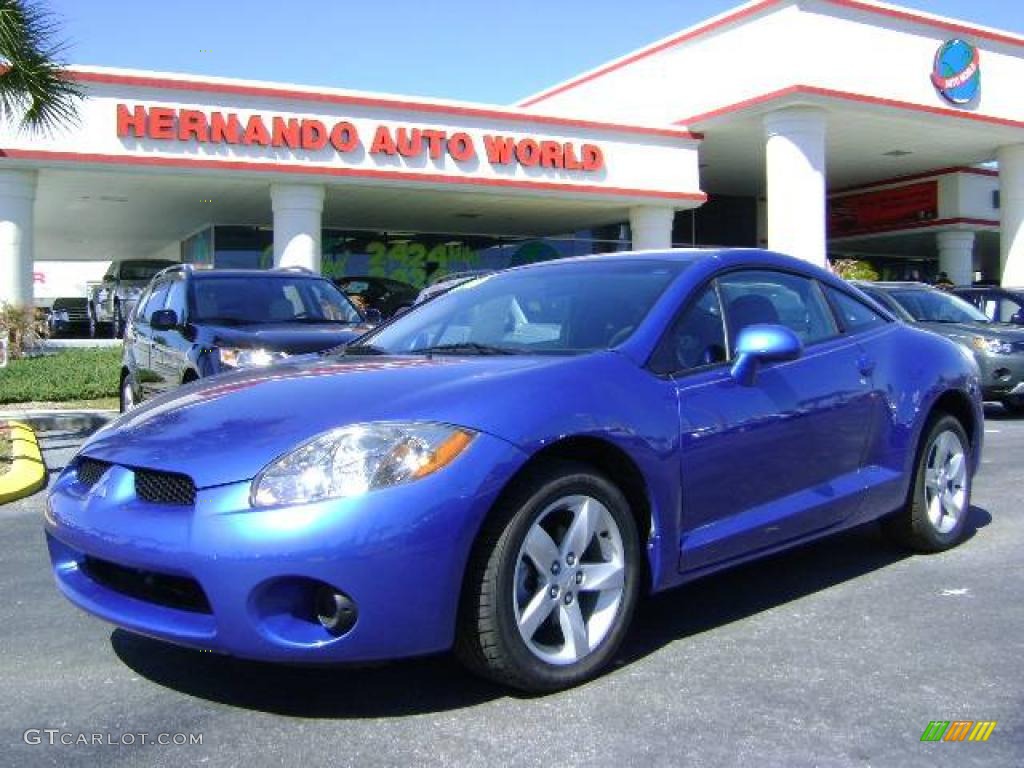 2006 Eclipse GS Coupe - UV Blue Pearl / Dark Charcoal photo #1